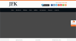 Desktop Screenshot of jfkwindowanddoor.com