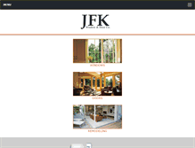 Tablet Screenshot of jfkwindowanddoor.com